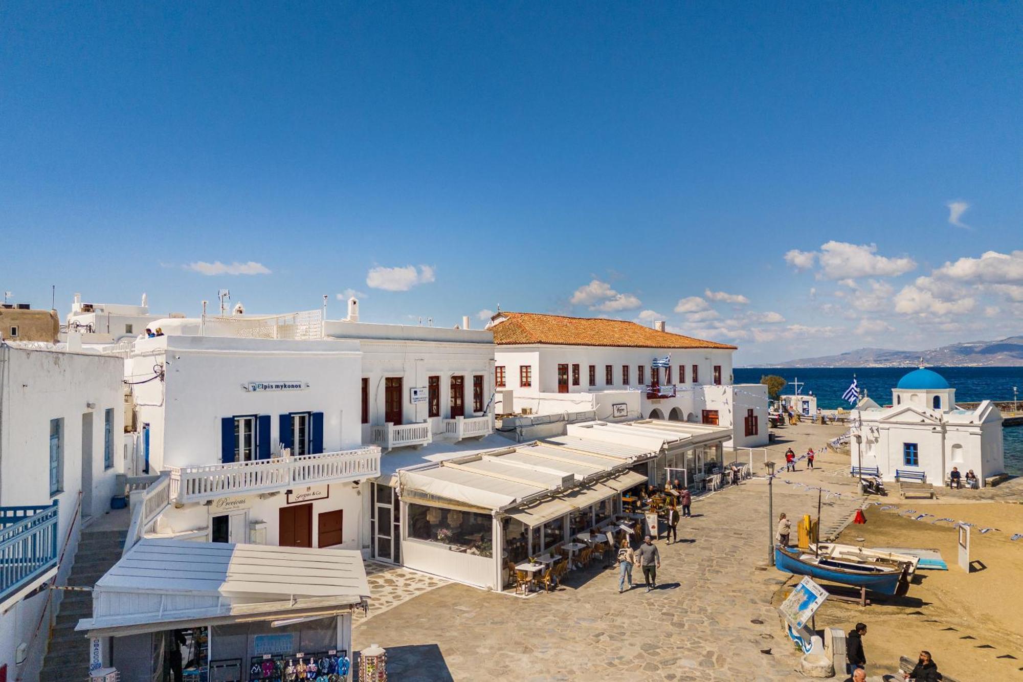 Elpis Mykonos Apartments - Mykonos Town Delos Port Exterior foto